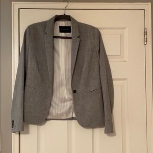 Grey banana republic suit jacket